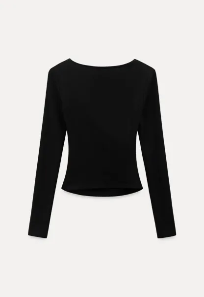 Elegant Long Sleeve Crop Top for Women