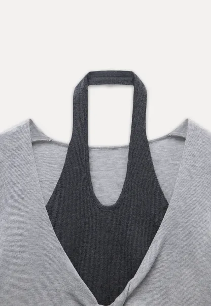 Layered Knot Front Tee