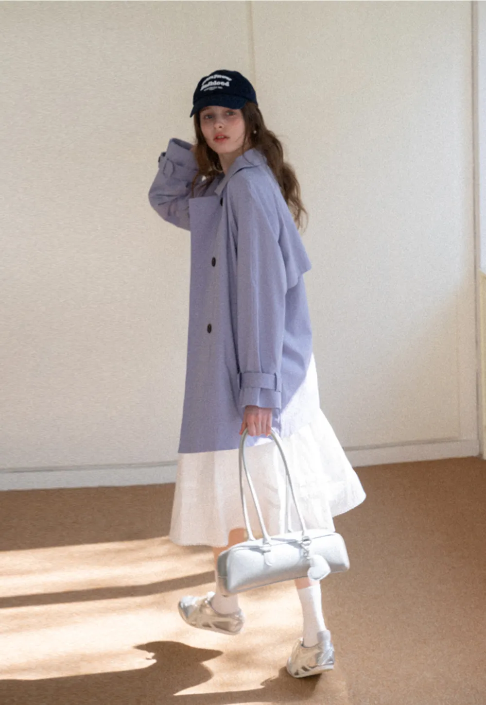 Elegant Double Breasted Short Jacket