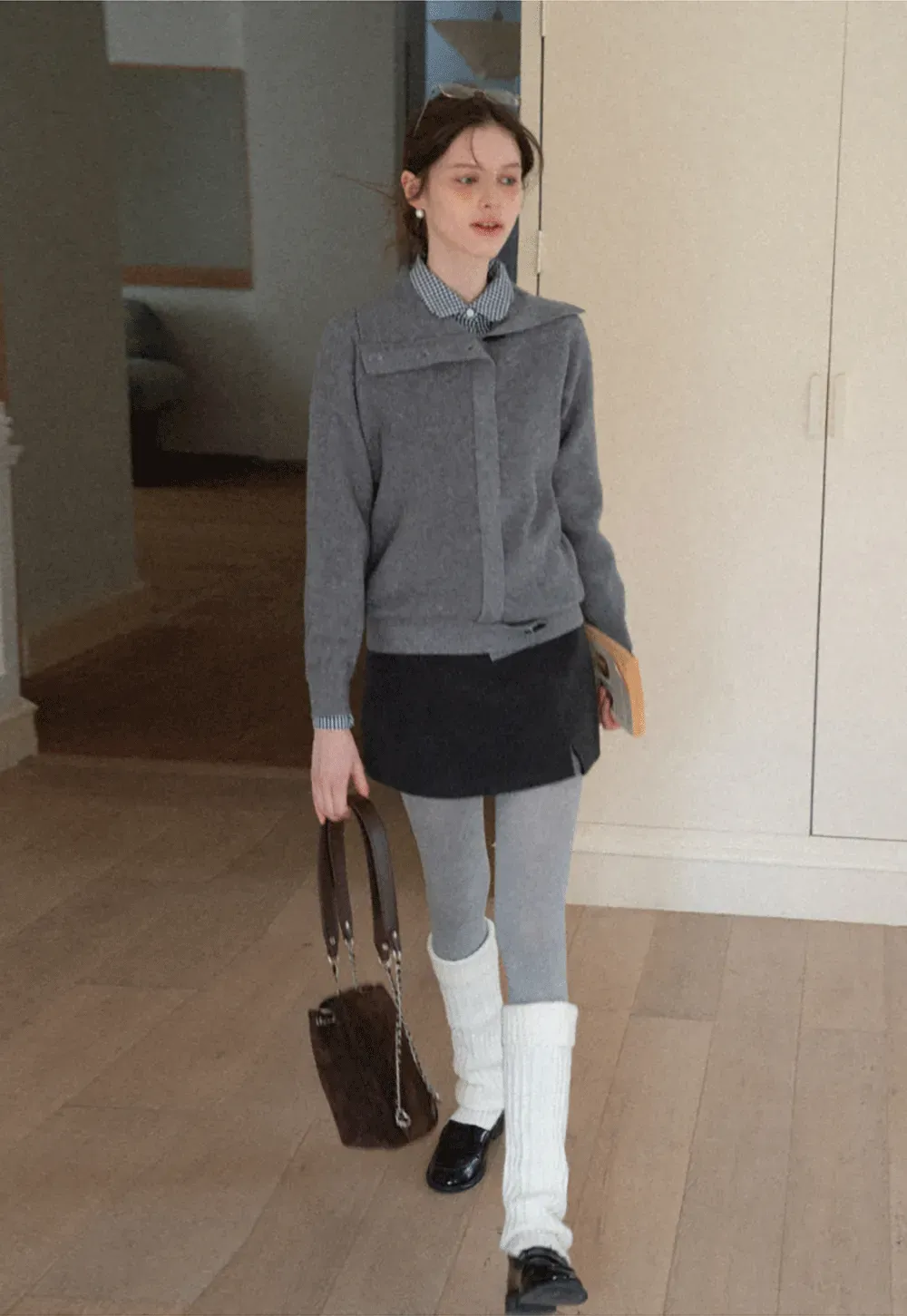 Turtleneck Knit Sweater for Women