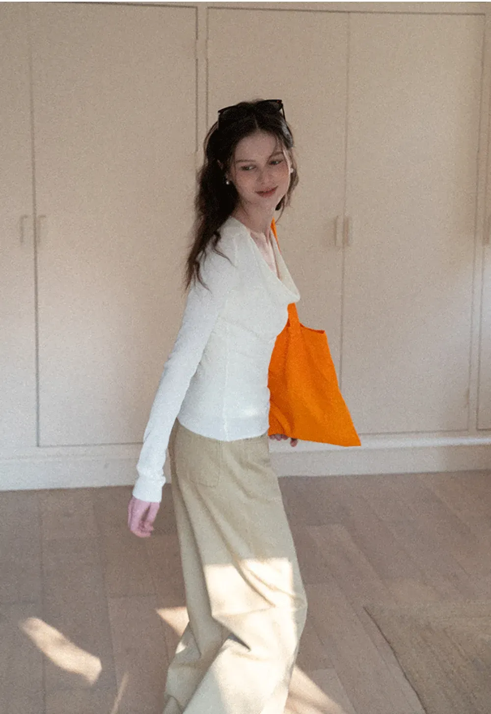 Woolen knit sweater and tank top