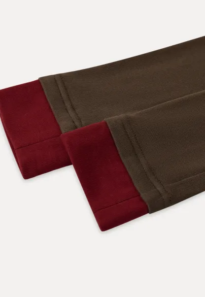 Long Sleeve Round Neck Top Simple Design Women's T-Shirt