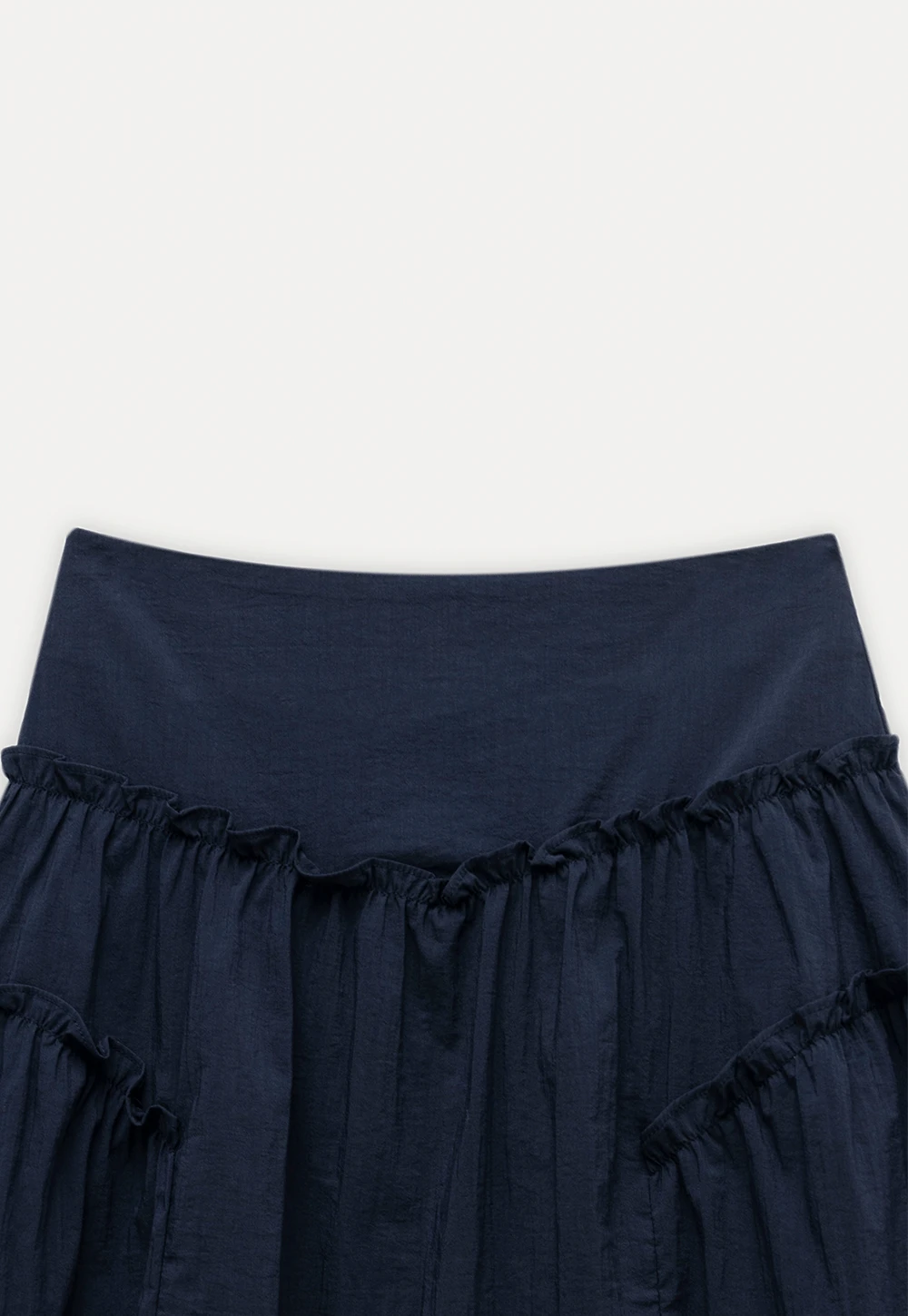 Ruffled Tiered Mini Skirt