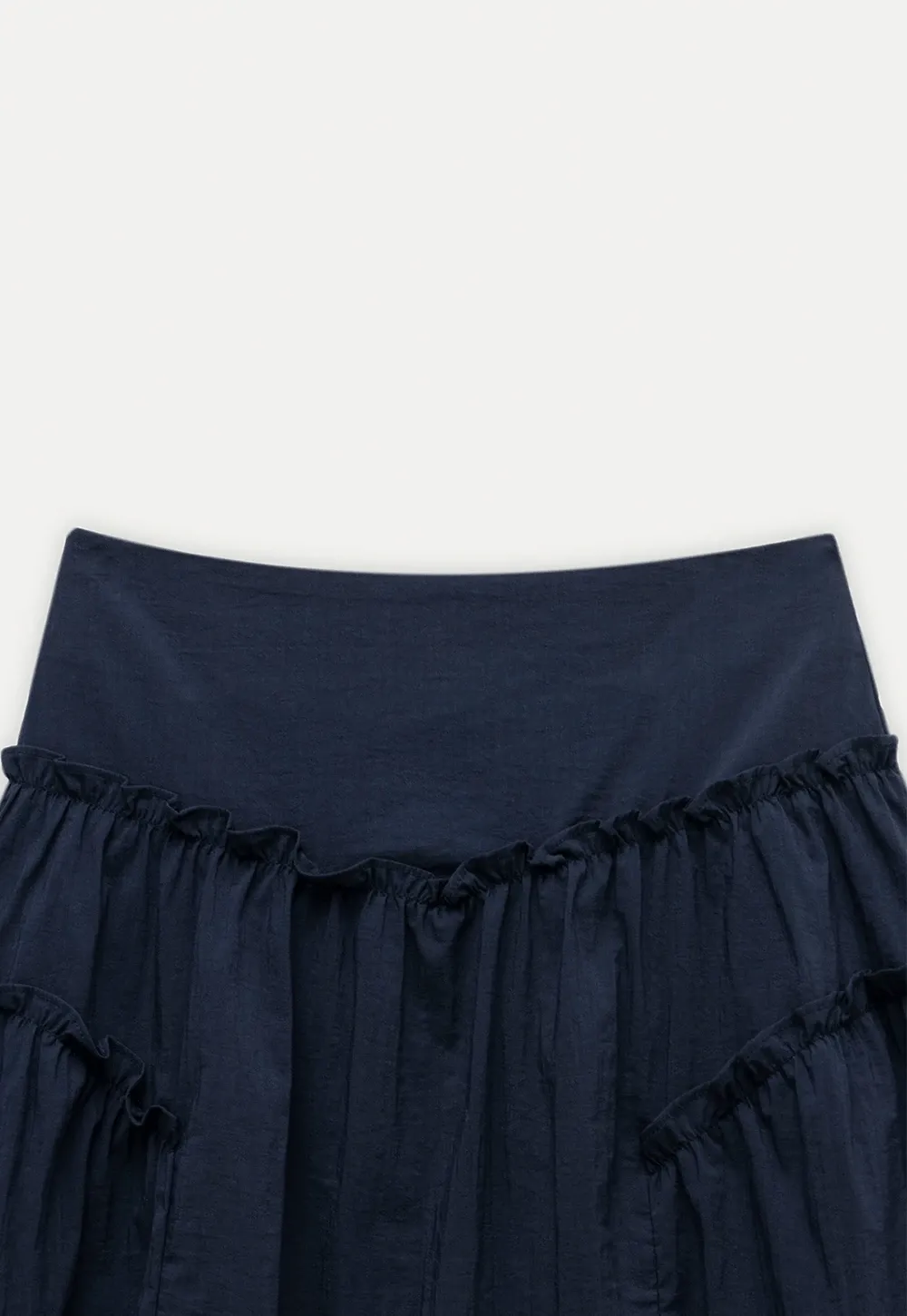Ruffled Tiered Mini Skirt
