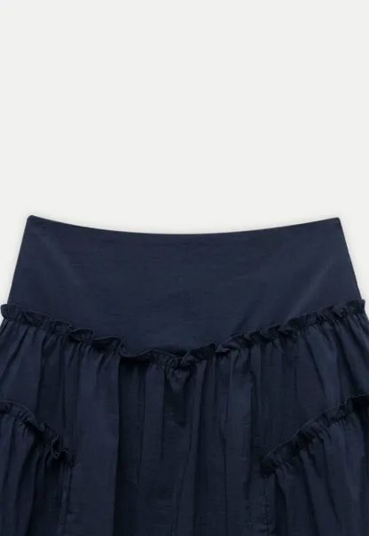 Ruffled Tiered Mini Skirt