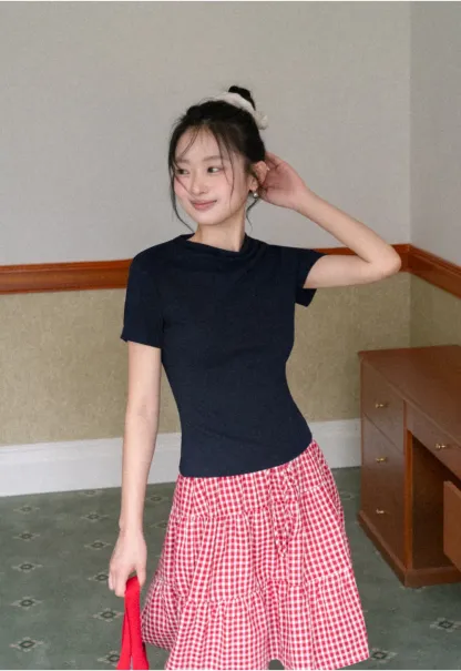 Short Sleeve Crew Neck T Shirt