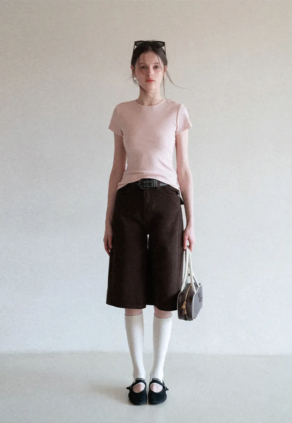 Slim Fit Short Sleeve Crew Neck T Shirt