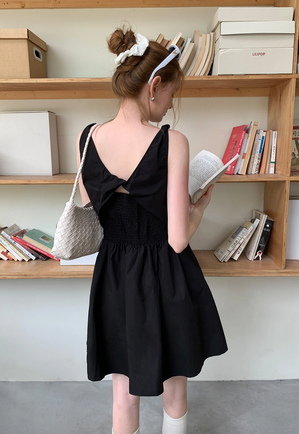 Women's Sleeveless V-Neck A-Line Mini Dress