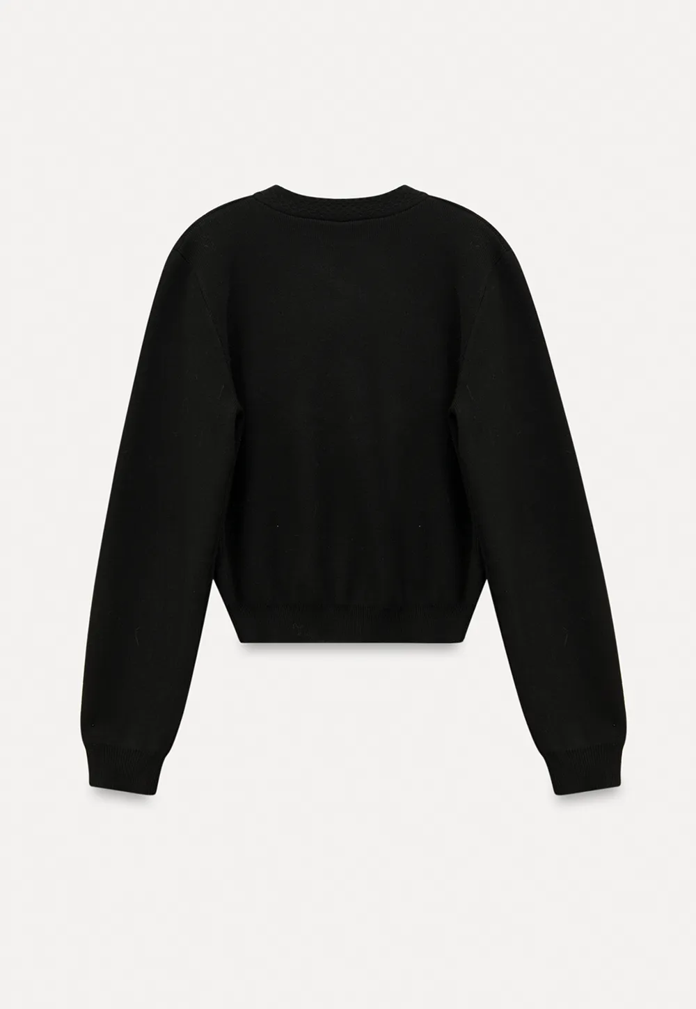 Elegant Black Top with Bow Detail Wide Leg Jeans Set