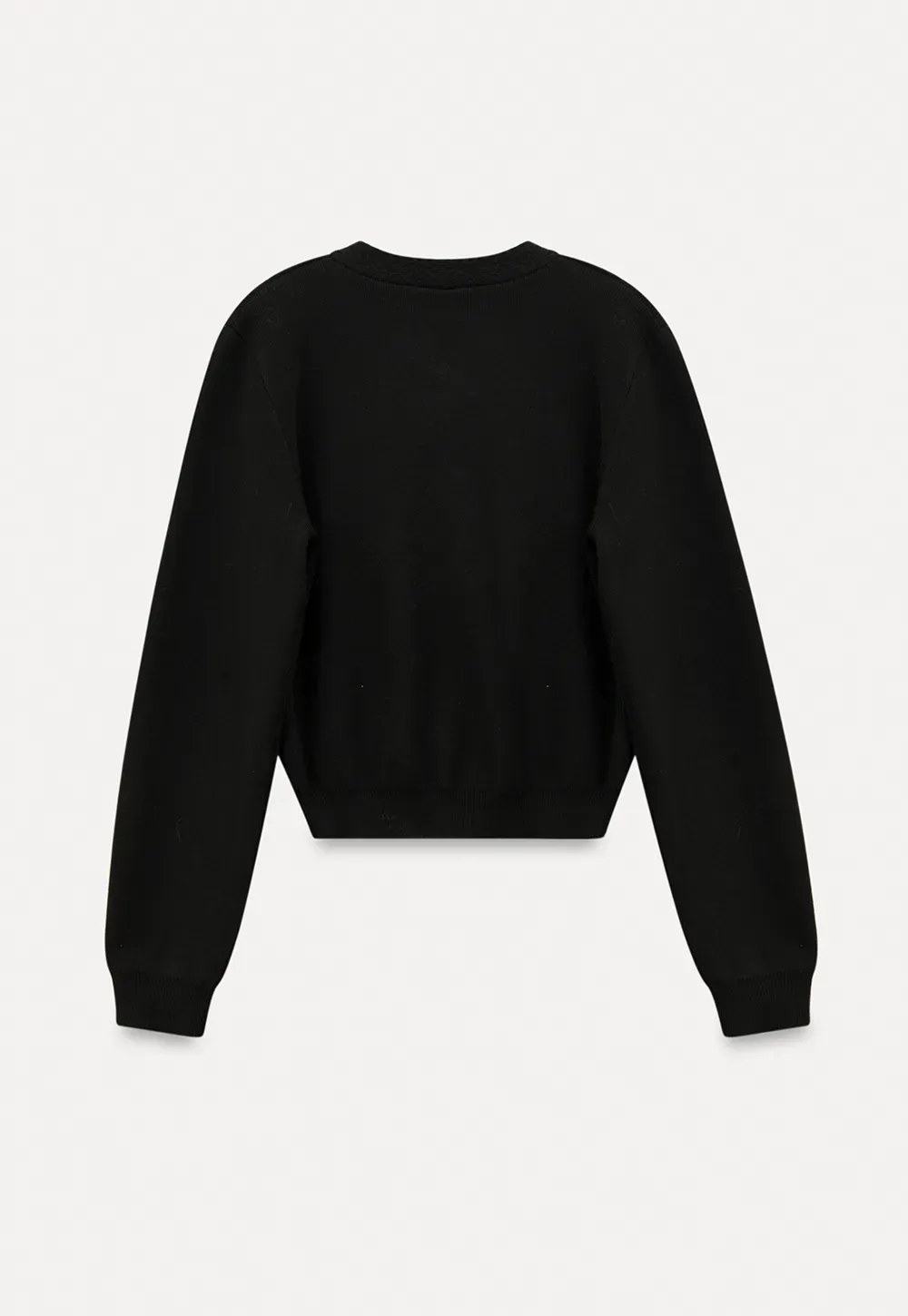 Elegant Black Top with Bow Detail Wide Leg Jeans Set