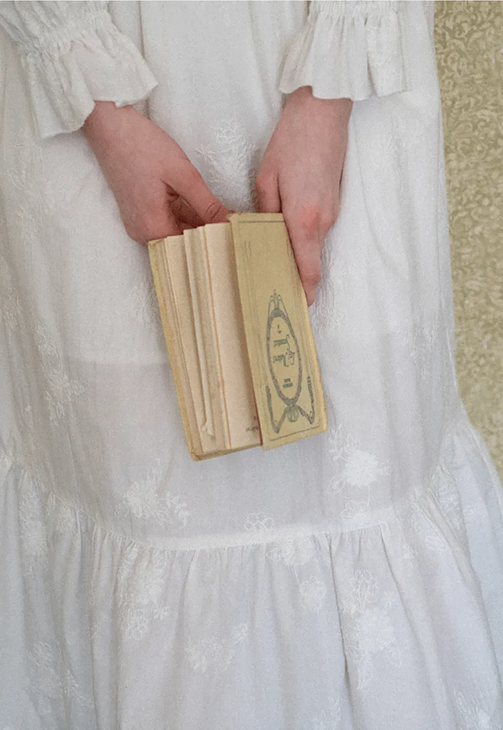 Shirt with ruffled sleeves and layered skirt