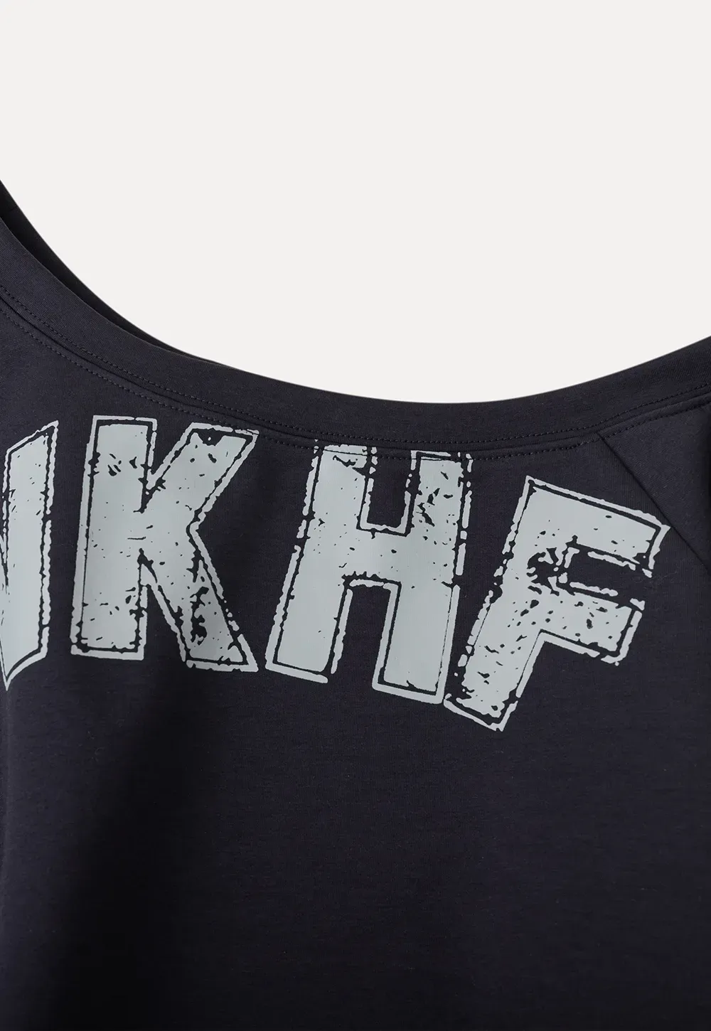 Off Shoulder Sweatshirt with Halter Top