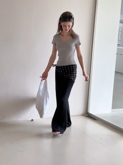 Wide Leg Flowy Casual Pants