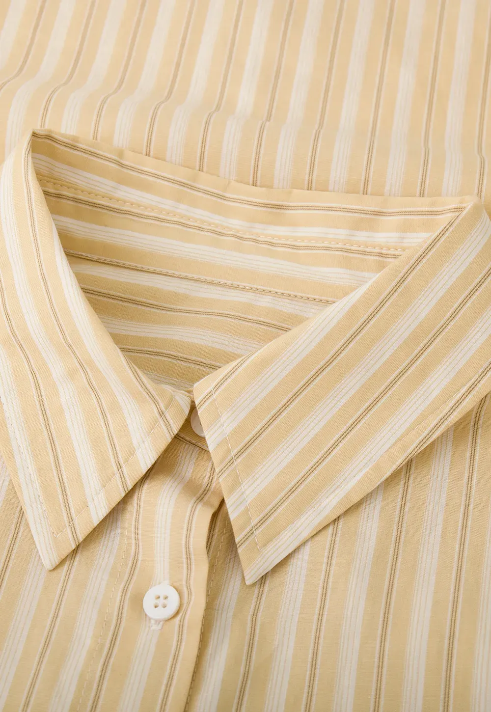 Striped Oversized Shirt with Button Detailing