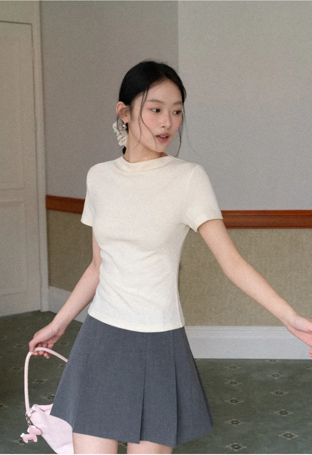 Short Sleeve Crew Neck T Shirt