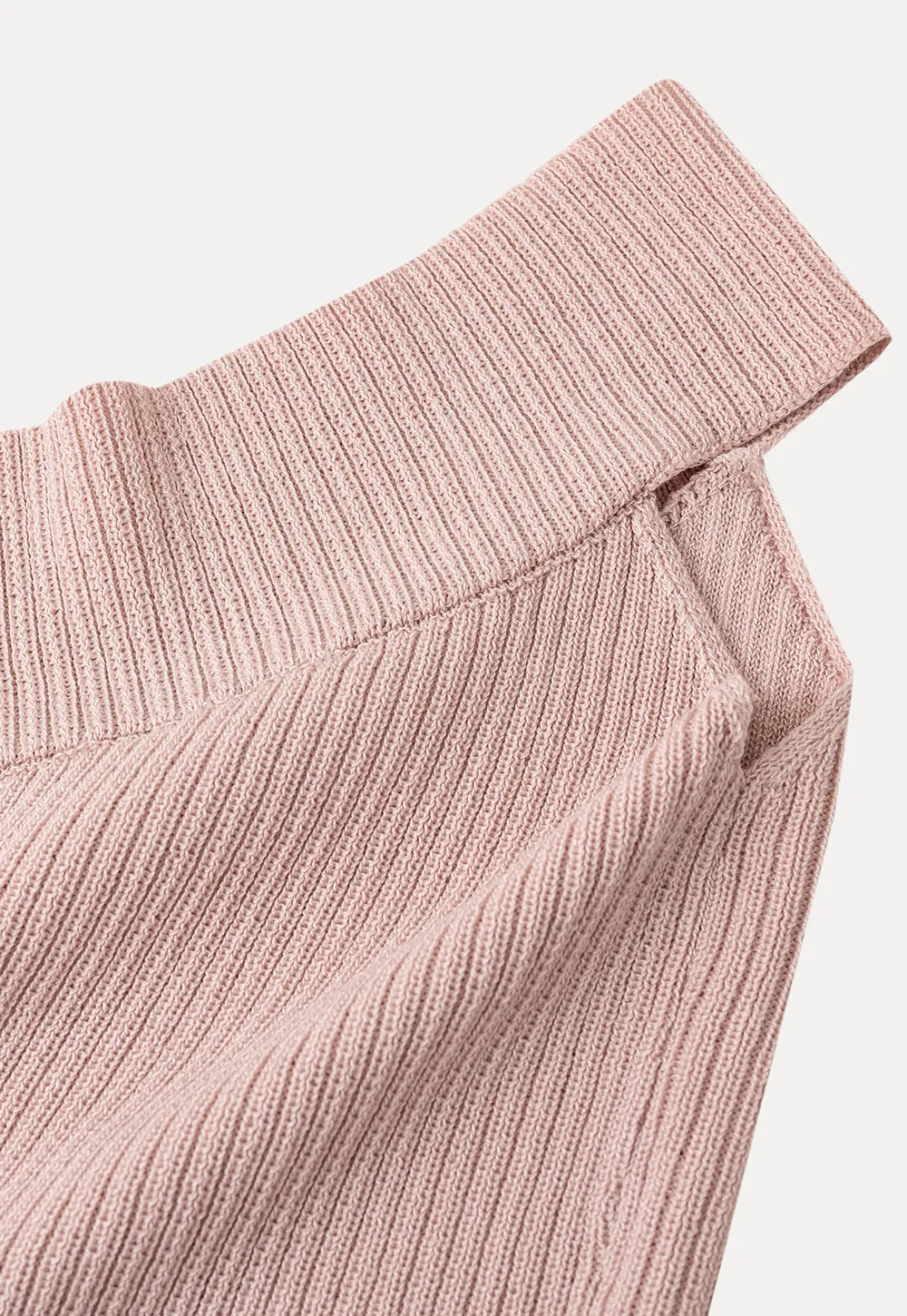 Asymmetrical Ribbed Knit Sleeveless Top