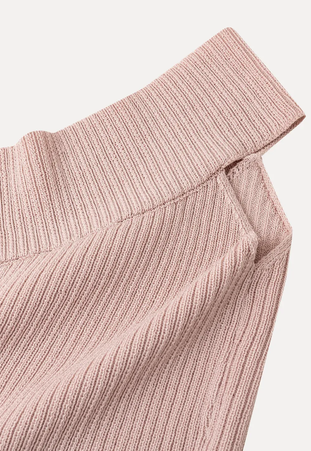 Asymmetrical Ribbed Knit Sleeveless Top