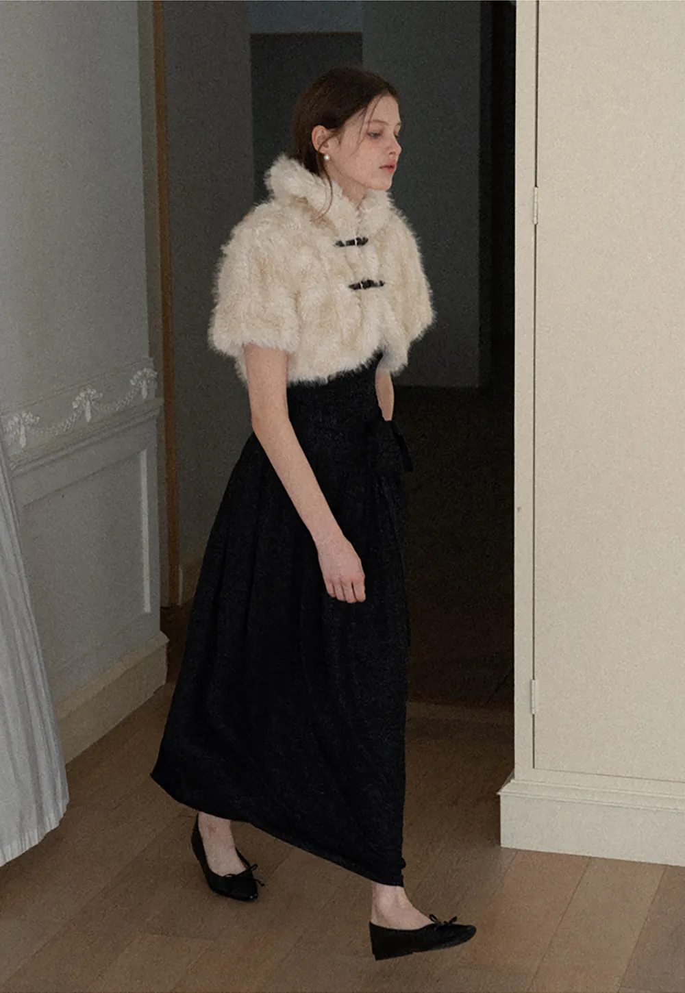 Furry Short Jacket for Warmth and Style