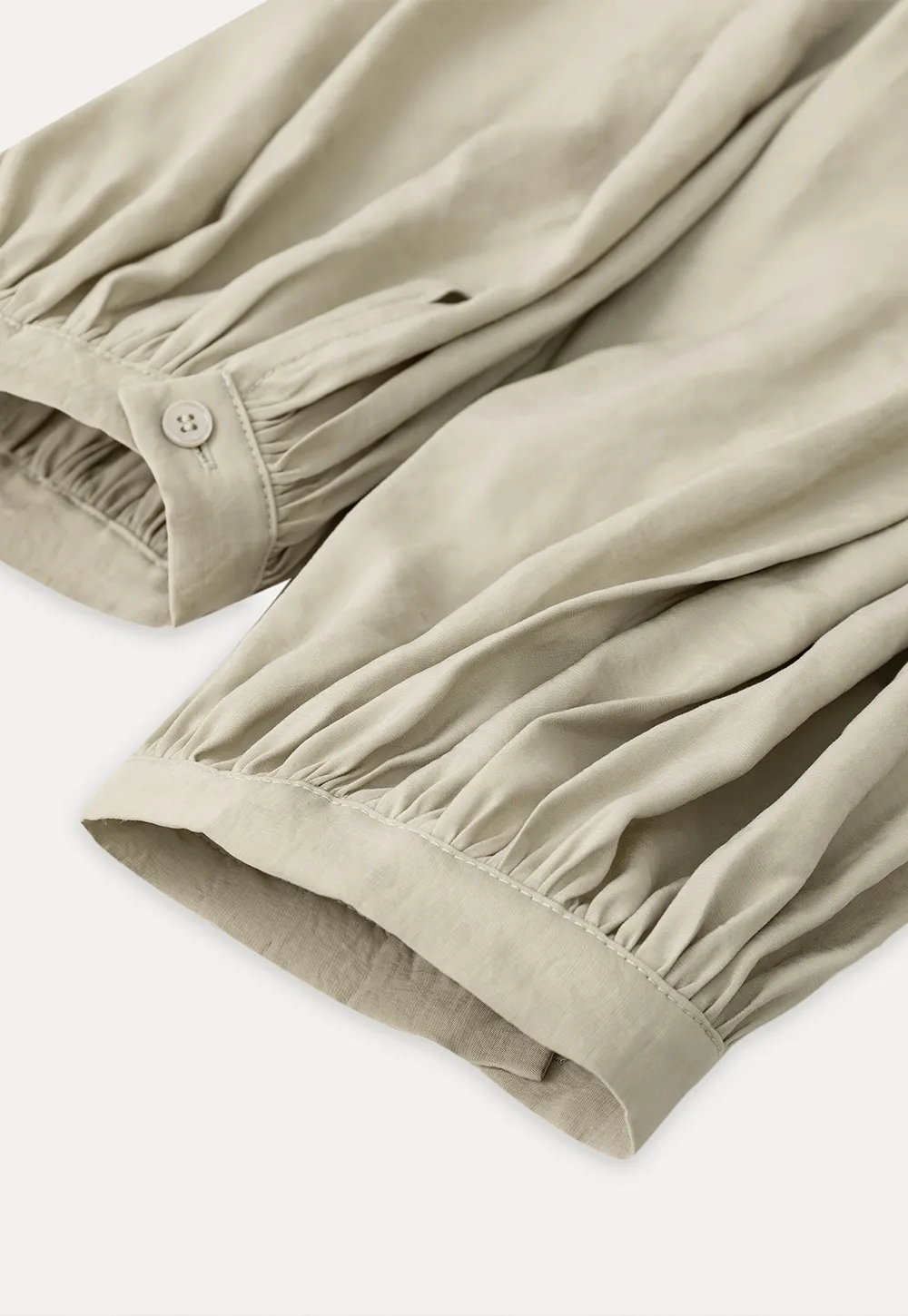 Loose Fit Elastic Waist Wide Leg Pants