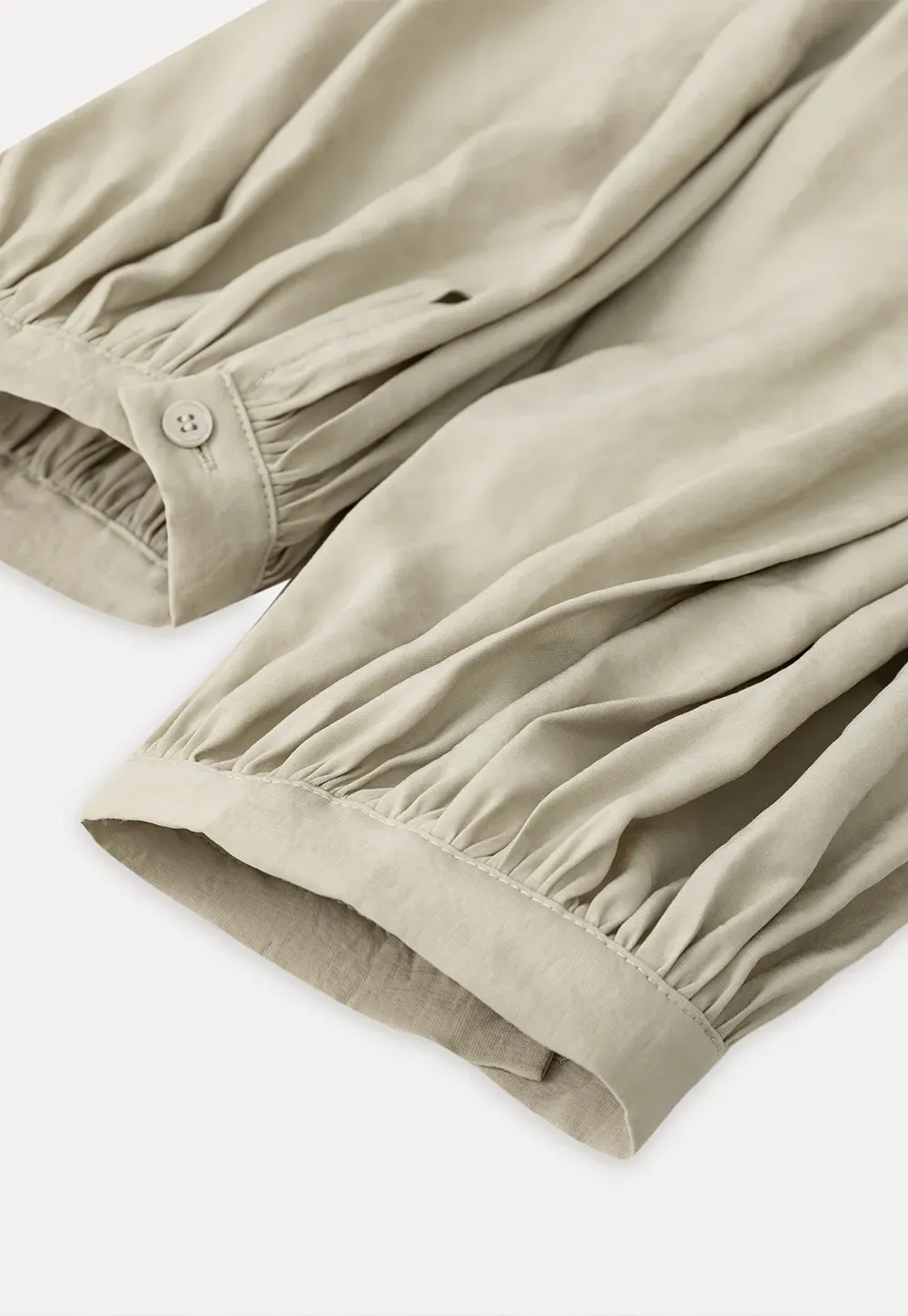 Loose Fit Elastic Waist Wide Leg Pants