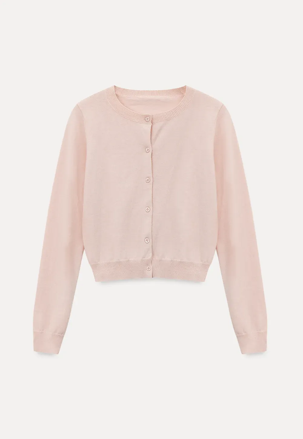 Lightweight Knit Cardigan with Button Front