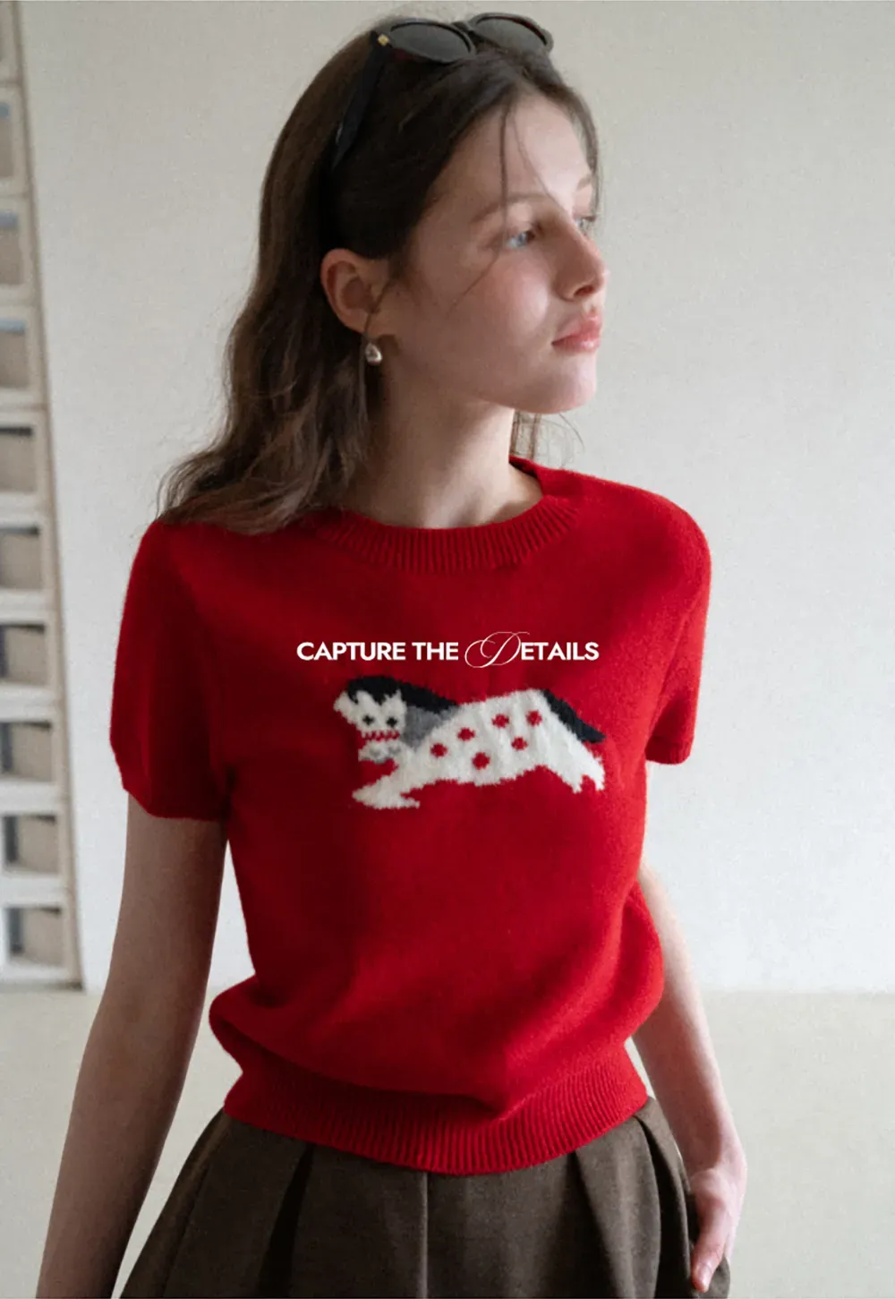 Stylish Knit Cardigan with Embroidered Design