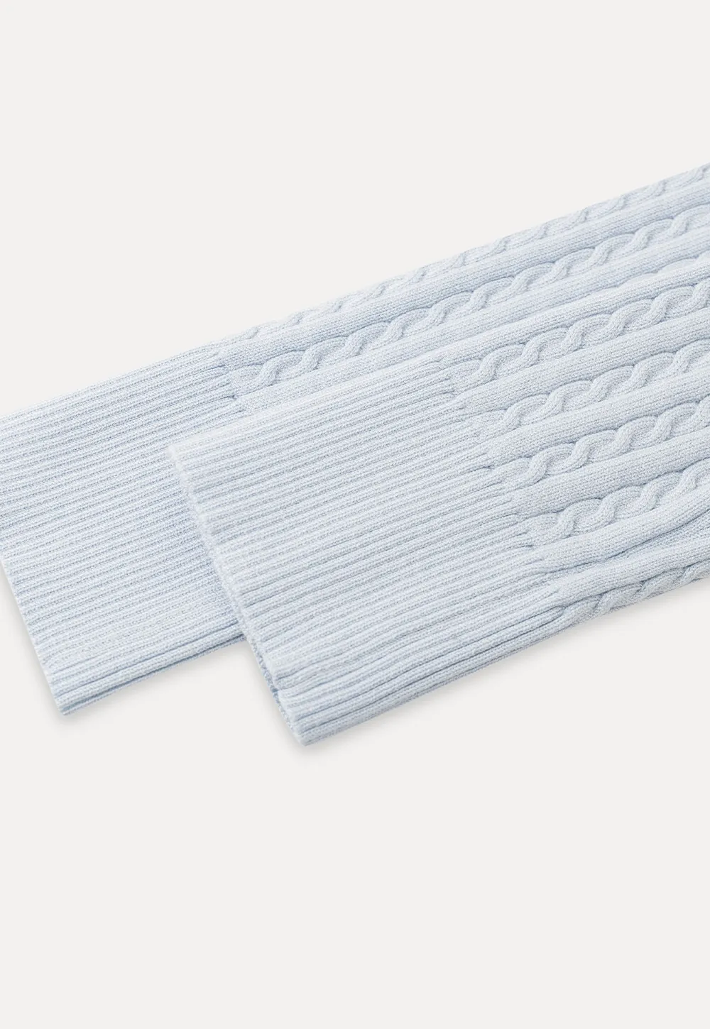 V Neck Cable Knit Sweater Top