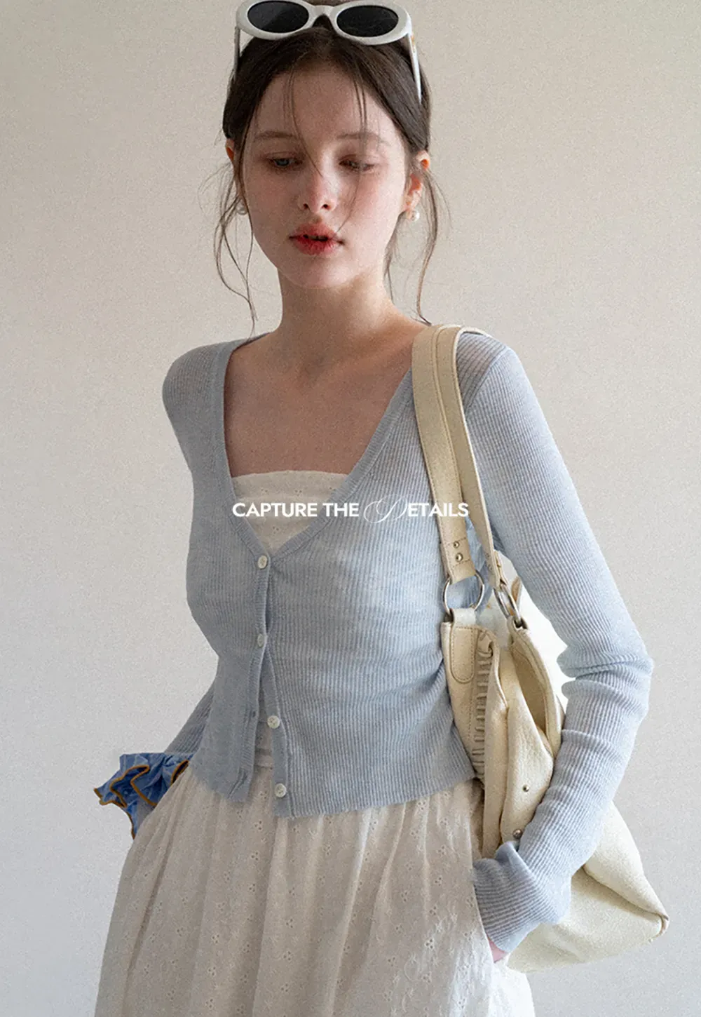 Lightweight Ribbed Knit Cardigan with Open Front