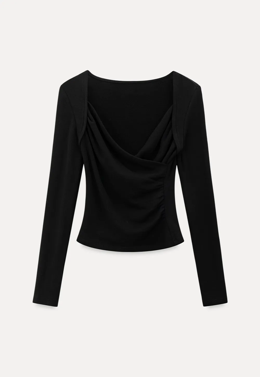 Elegant Long Sleeve Crop Top for Women