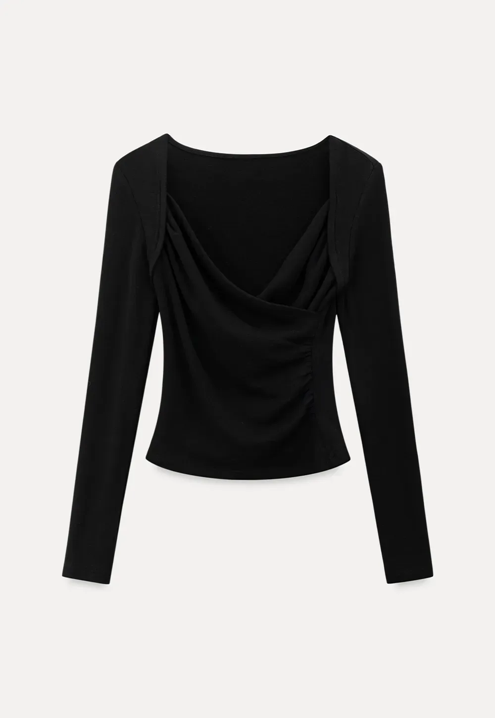 Elegant Long Sleeve Crop Top for Women