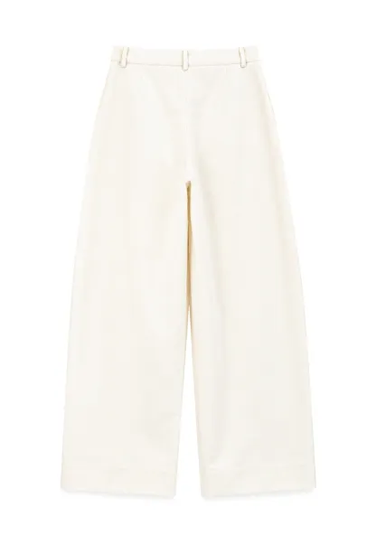 Wide Leg Straight Cut Casual Pants