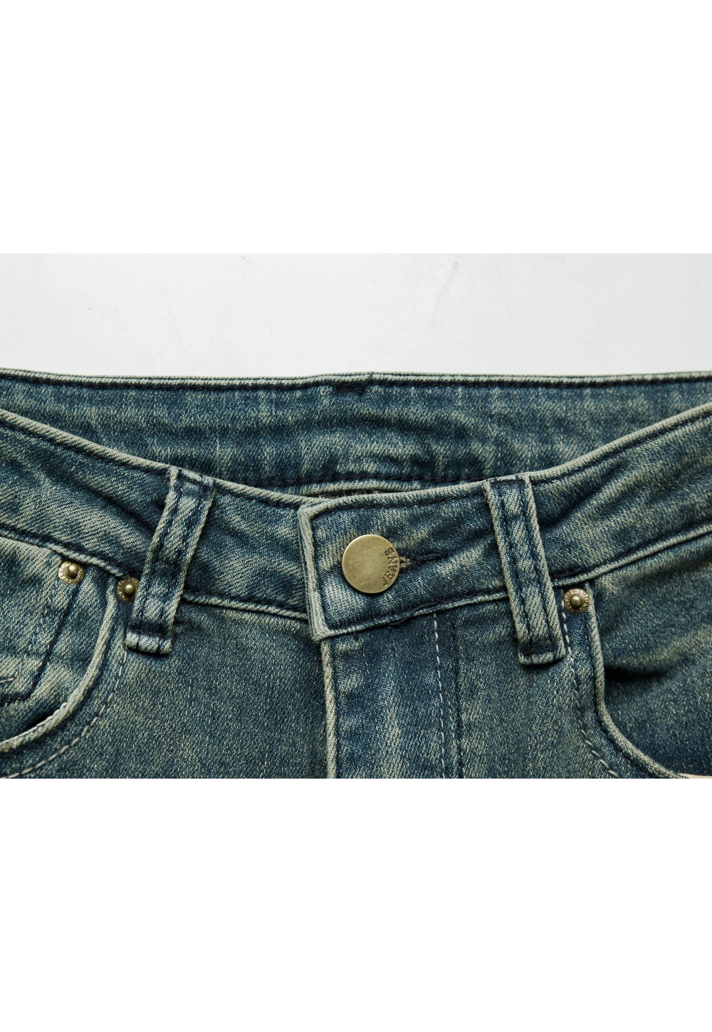Women's Classic Wide Leg Denim Jeans, Vintage High Waist with Full-Length Style