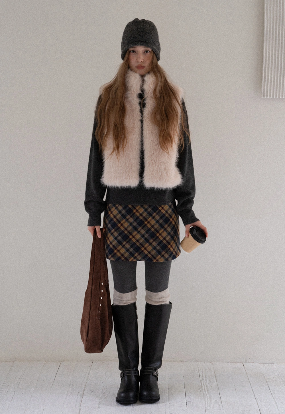 Women Faux Fur Vest Sleeveless