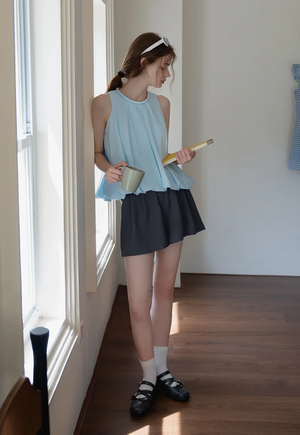 Women’s High Waist Pleated Skort