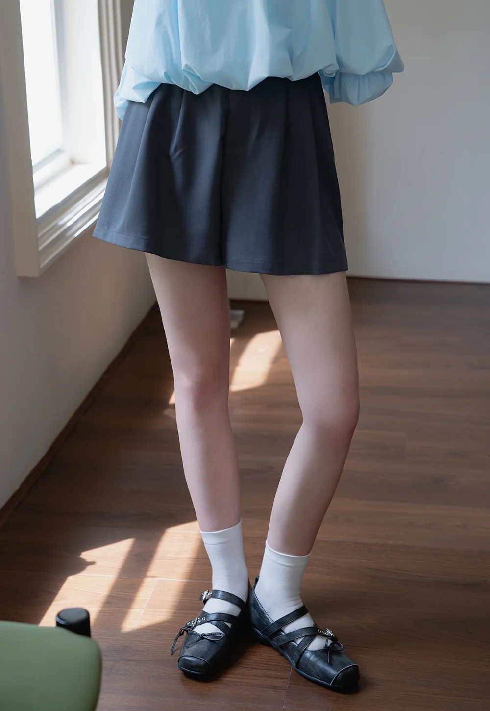 Women’s High Waist Pleated Skort