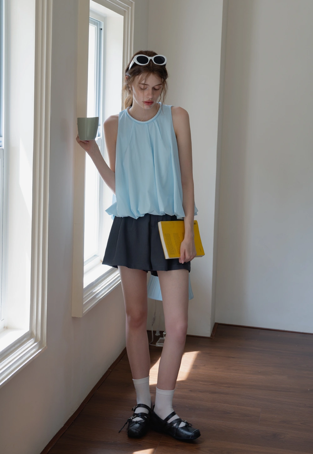 Women’s High Waist Pleated Skort