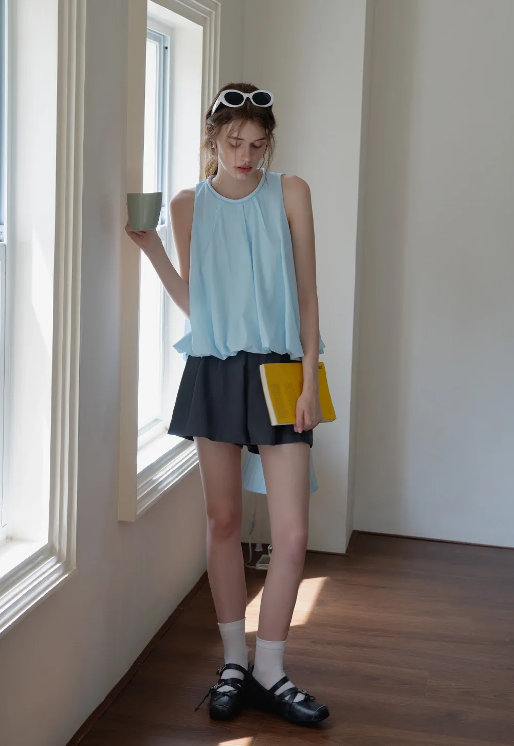 Women’s High Waist Pleated Skort