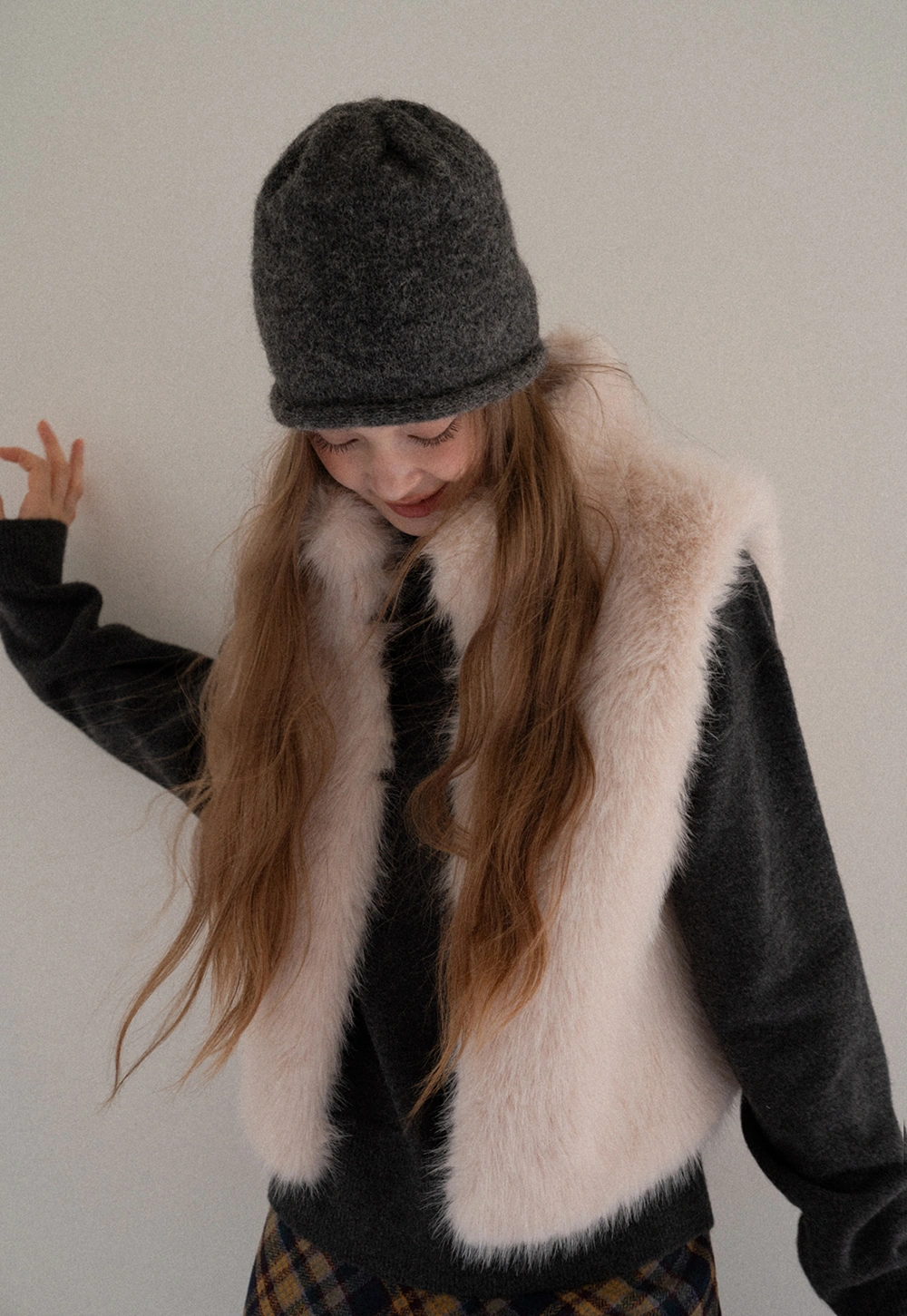 Women Faux Fur Vest Sleeveless