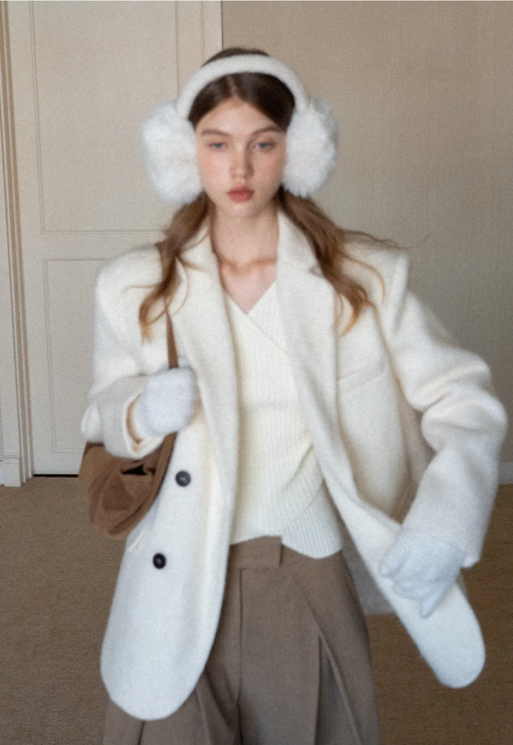 Ribbed Wrap Knit Top