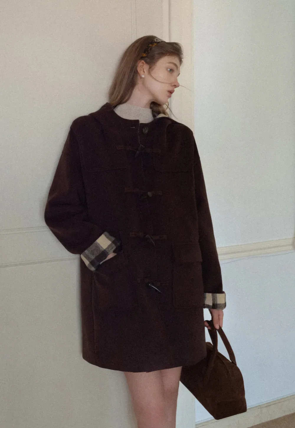 Mock Neck Ribbed Knit Sweater