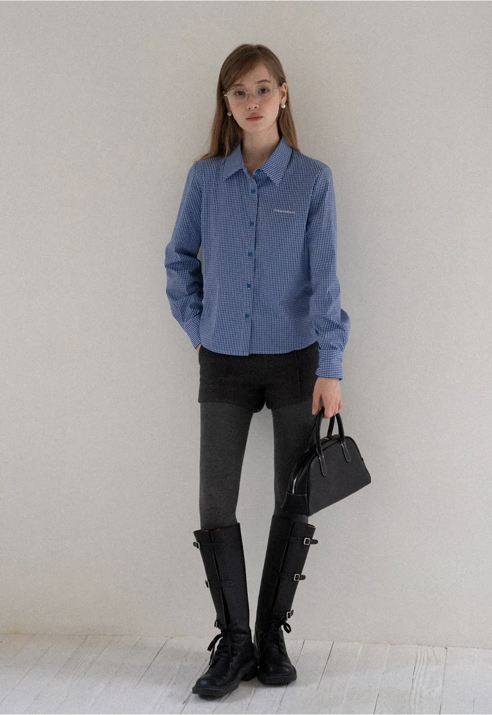 Women Elegant Pleated Shorts with Pockets High Waist