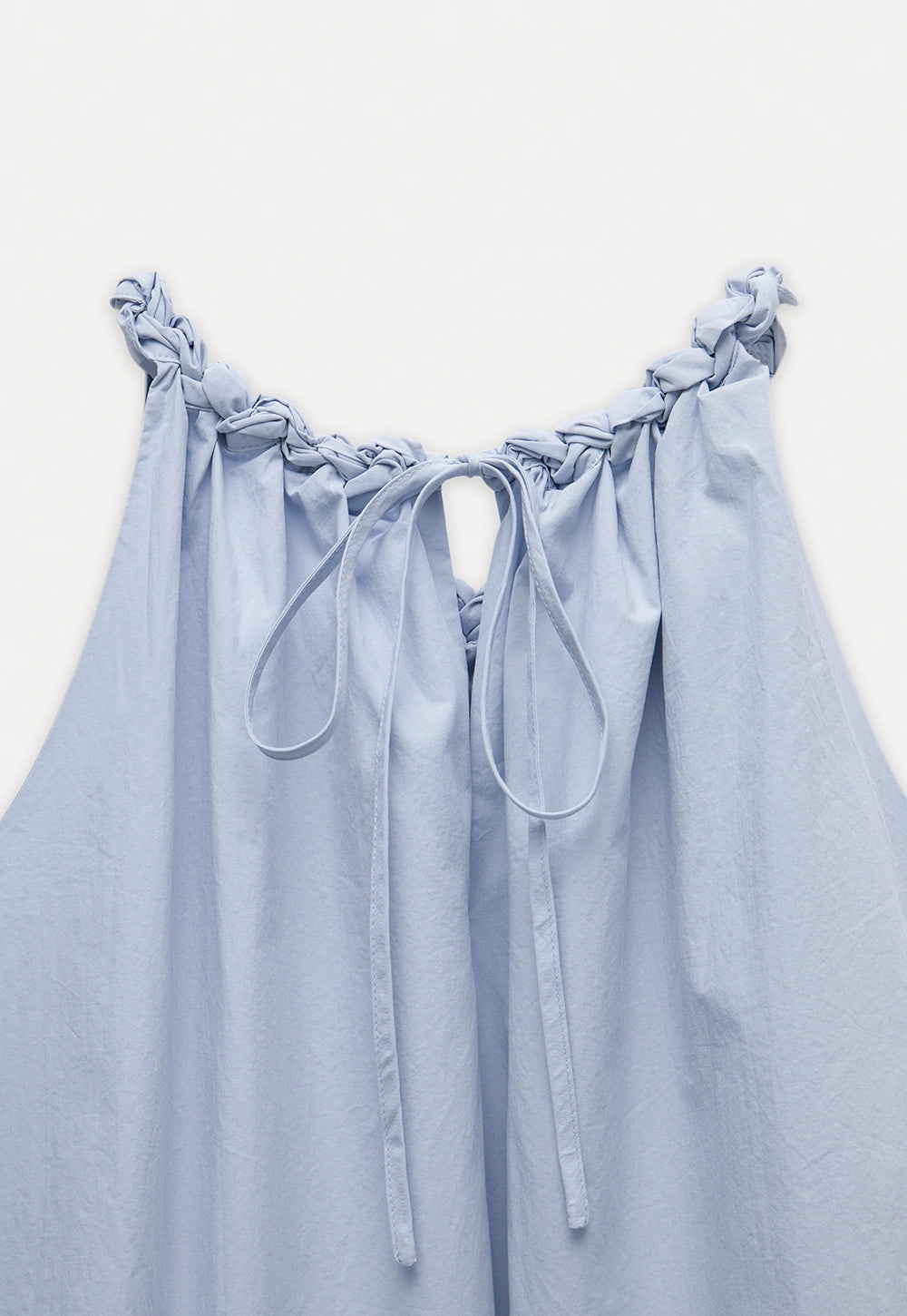 Braided Strap Bubble Top