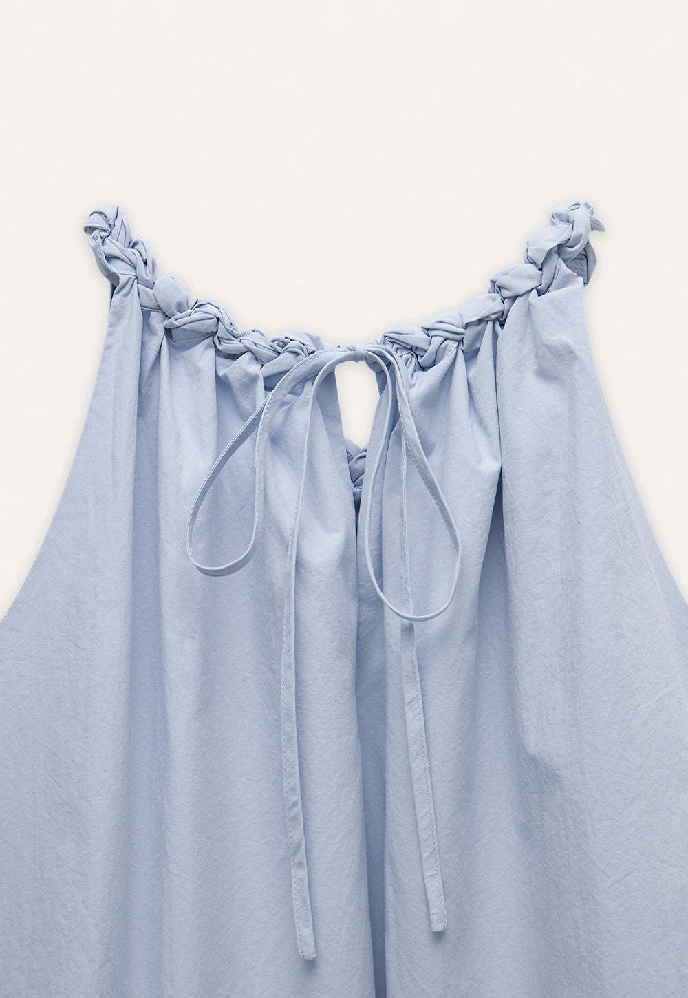 Braided Strap Bubble Top