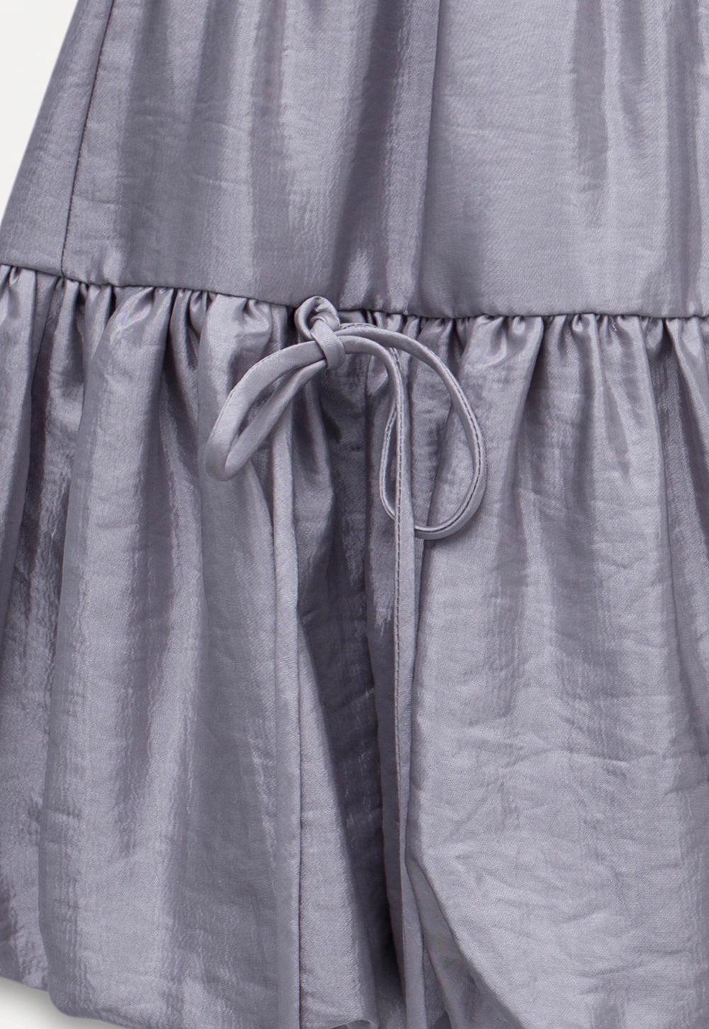 Tiered Bubble Mini Skirt