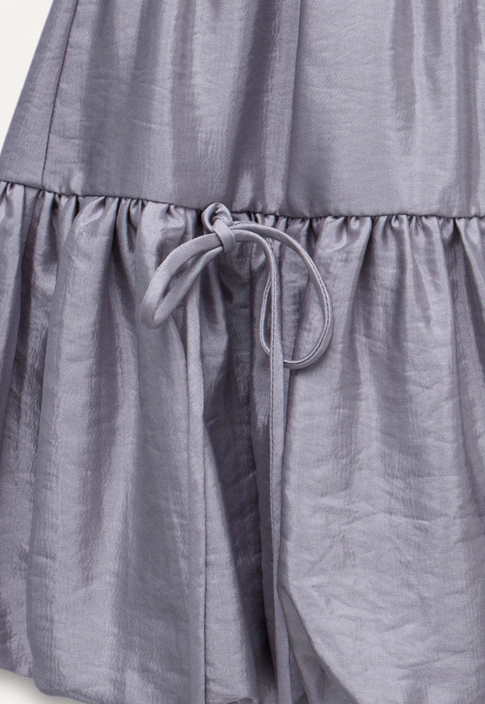 Tiered Bubble Mini Skirt