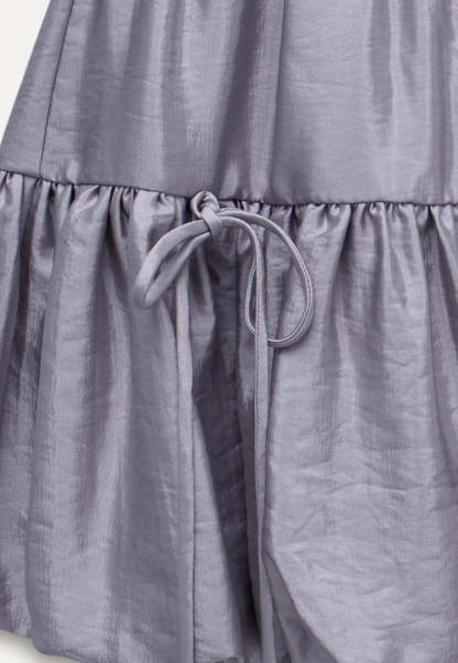 Tiered Bubble Mini Skirt