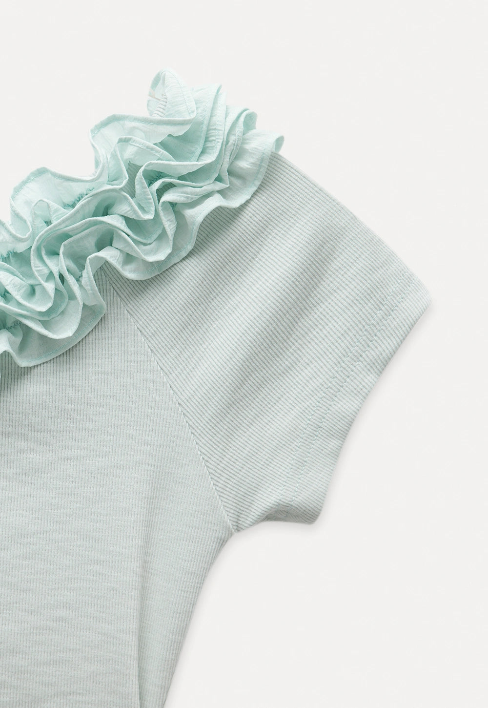 ★新品未使用★はHIAND★frill cup in ribbed knit frill cup in ribbed knit - HIAND