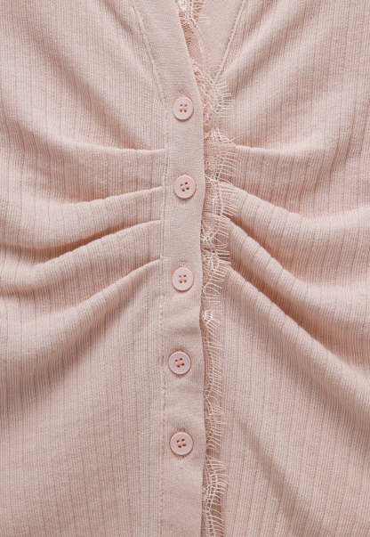 Ruched Button Front Tee3