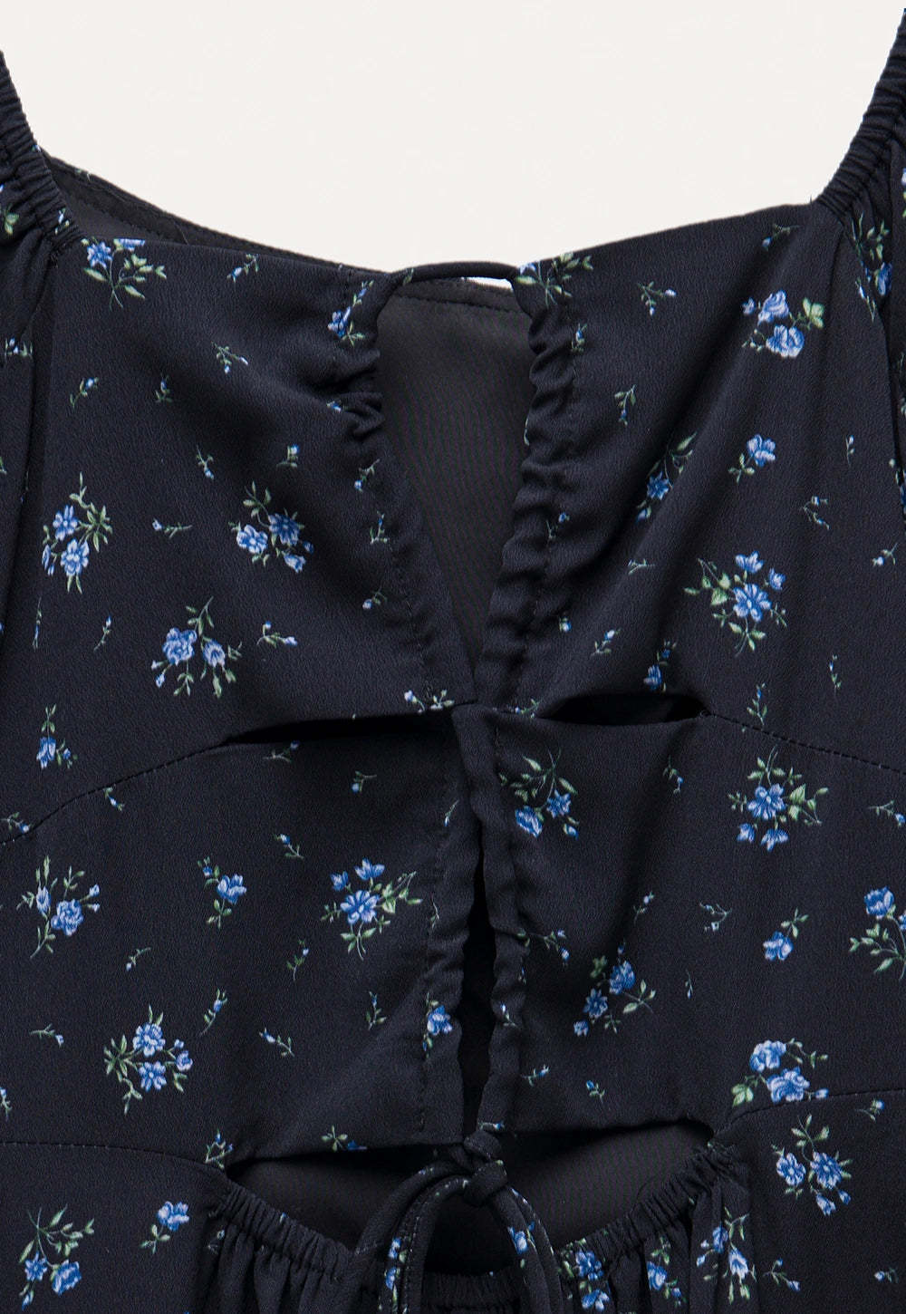 Floral Ruffle Sleeve Midi Dress