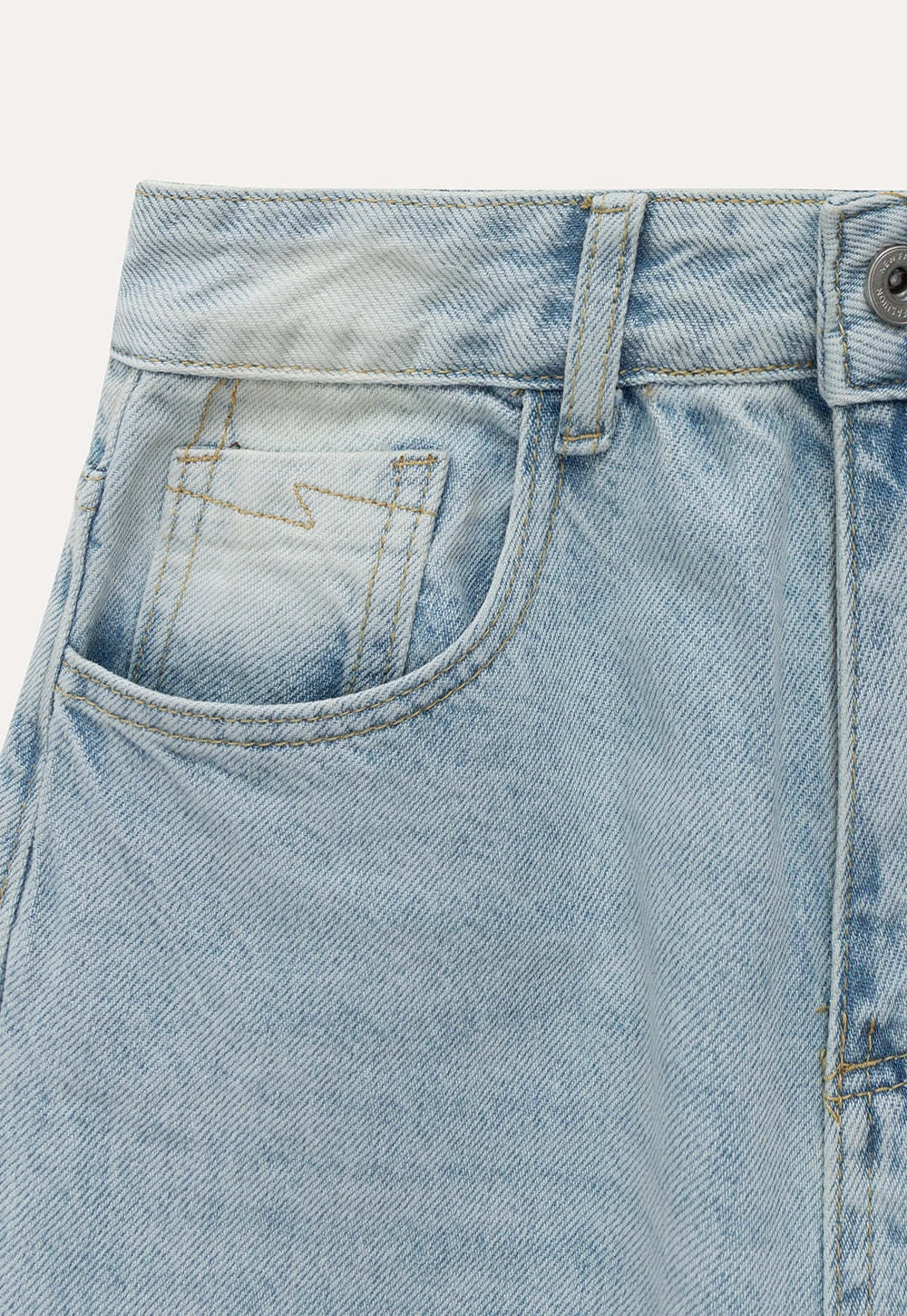 Women’s Light Blue Wide-Leg Denim Jeans